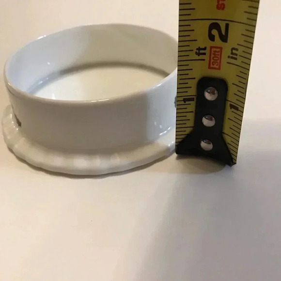 Snowman Trinket Box w/ Lid Pacific Rim Blue Waters English Fine Bone China - Picture 10 of 10